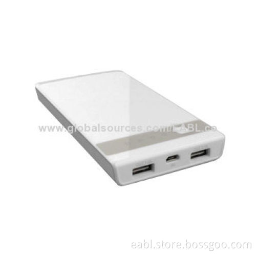 New design ultra-slim 5,000mAh power bank with LED indicators, high-capacity of 10,000mAh, slim